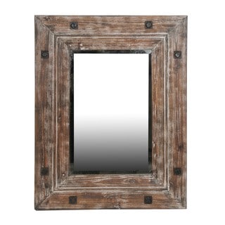 Great Prices Reclaimed Distressed Brown Medium Mirror