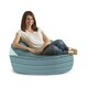 BeanSack Big Joe 3-in-1 Zip It Donut Outdoor/ Indoor Bean Bag Chair/ Floor Pillow