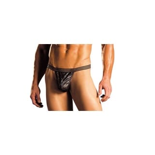 Fantasy Lingerie Excite Series Men's Hologram Print Posing Strap Underwear-Image