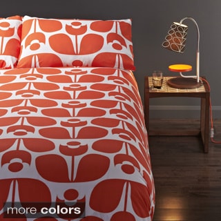 For sale Orla Kiely Wallflower Cotton 3-piece Duvet Cover Set with Additional Shams Available