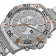 Akribos XXIV Men's Quartz Stainless Steel Multifunction Dual-Time Bracelet Watch