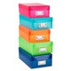 Whitmor 5-color Plastic Organizer Boxes