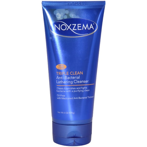 Noxzema Triple Clean Anti-Bacterial Lathering 6-ounce Cleanser