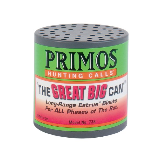 Primos 'The Great Big Can' Long-range Estrus Bleats Call