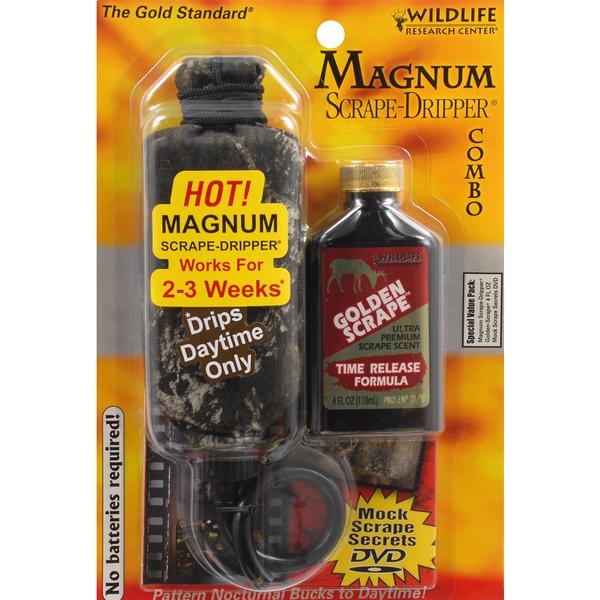 Wildlife Research Center Magnum Golden-scrape  4-ounce Dripper Combo