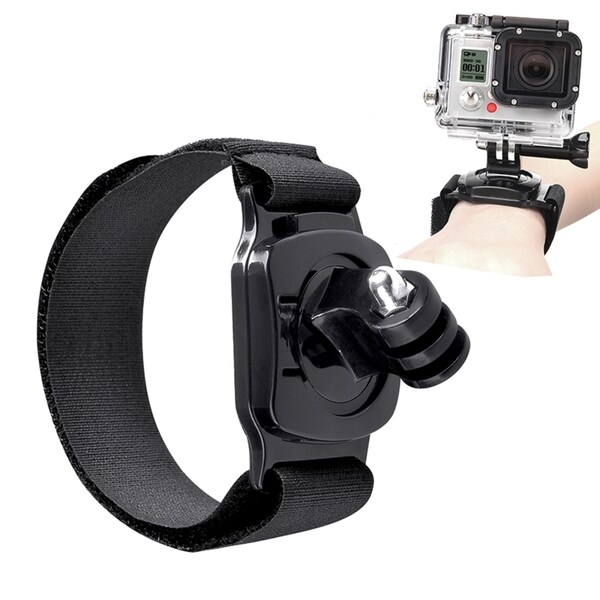 INSTEN Black Secure Wrist Strap Sport Arm Band Mount for GoPro Hero 1/ 2/ 3/ 3+