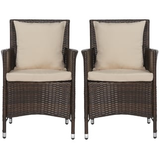 See Reviews angelo:HOME Napa Estate Sandy Brown Indoor/Outdoor Dining Chair 2 Piece Set