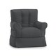 BeanSack Big Joe Lux Babette Twill Bean Bag Arm Chair 