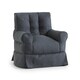 BeanSack Big Joe Lux Babette Linen Bean Bag Arm Chair 