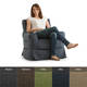 BeanSack Big Joe Lux Babette Linen Bean Bag Arm Chair 