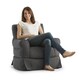 BeanSack Big Joe Lux Babette Linen Bean Bag Arm Chair 