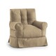 BeanSack Big Joe Lux Babette Linen Bean Bag Arm Chair 