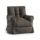 BeanSack Big Joe Lux Babette Linen Bean Bag Arm Chair 