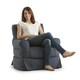 BeanSack Big Joe Lux Babette Linen Bean Bag Arm Chair 