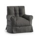 BeanSack Big Joe Lux Babette Linen Bean Bag Arm Chair 