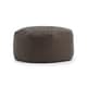 BeanSack Big Joe Lux Vegan Leather Octagon Bean Bag Ottoman