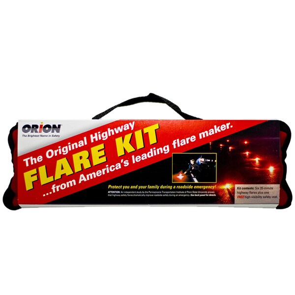 Orion Safety Products 6020 Emergency Kit 20 Minute Road Flare (Set of 6)