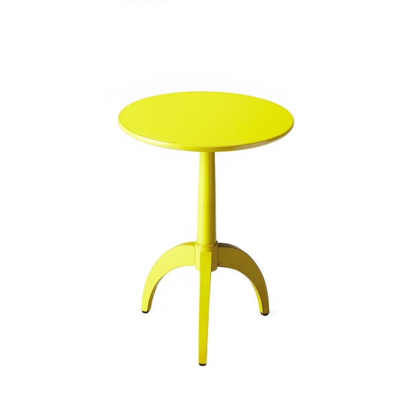 Sunny Yellow Tripod Side Table