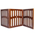 Pansy Convertible 3-Panel Wooden Pet Gate by Elegant Home Fashions