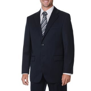 Cianni Cellini Men's Navy Wool Gabardine Suit