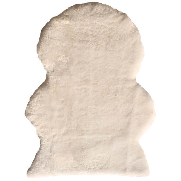 Lamby Lambskin Natural Cuddle Rug