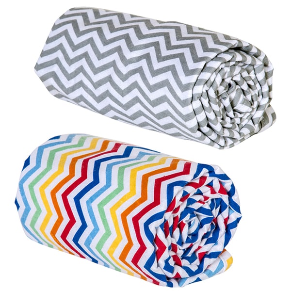 Trend Lab Chevron Swaddle Blankets (Pack of 2)