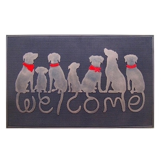 Hot Deal Rubber Dog Tail Welcome Doormat