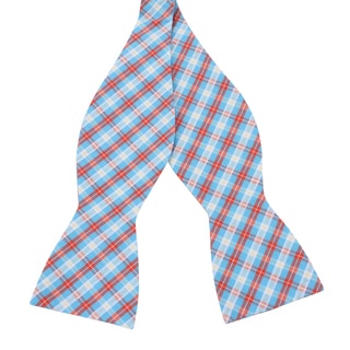 Skinny Tie Madness Men's 'Happiness is Choice' Plaid Bowtie-Image