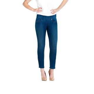 Bluberry Women's Slim-cut Denim Capri Pants-Image