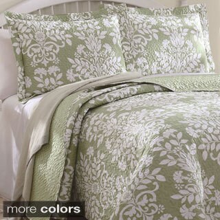 Low Price Danneli 3-piece Floral Quilt Set