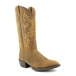 ( ._.) Justin Men's 'Original Stampede' Leather Boots (Size 7.5 )