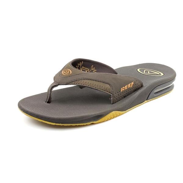 Reef Men's 'Fanning' Man-Made Sandals - Overstockâ„¢ Shopping - Great ...