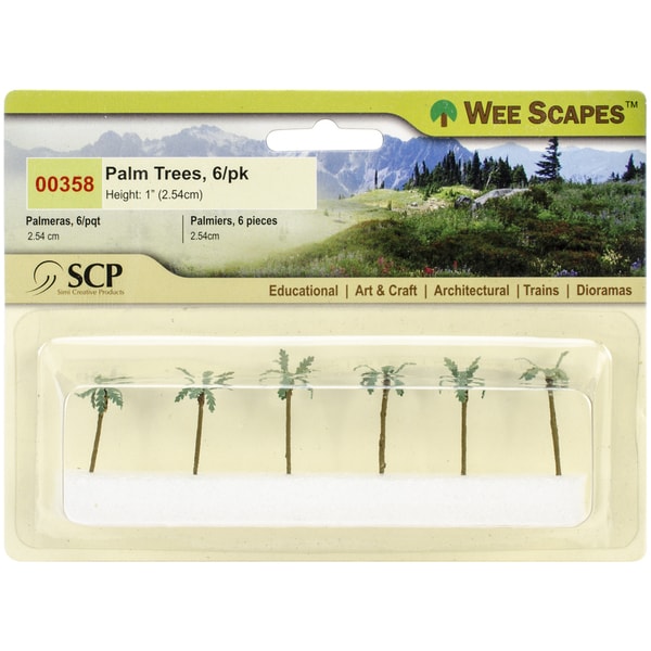 Palm Tree 1" 6/Pkg