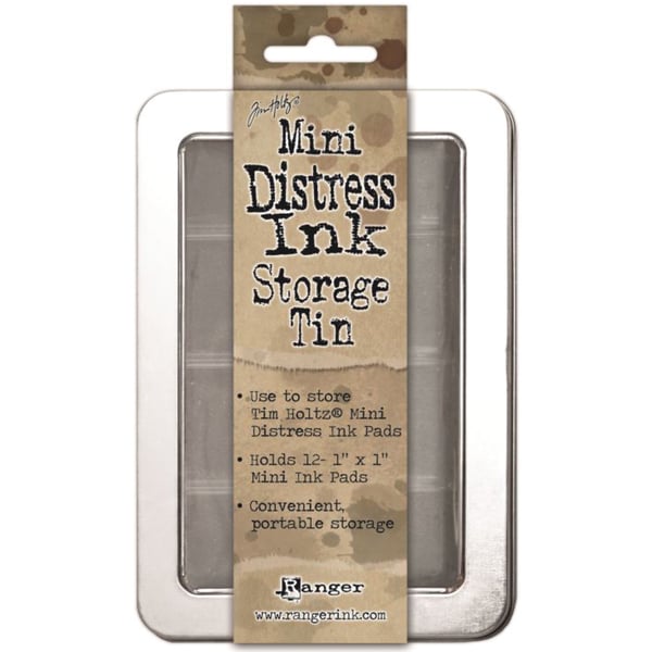 Mini Distress Ink Storage Tin -Holds 12