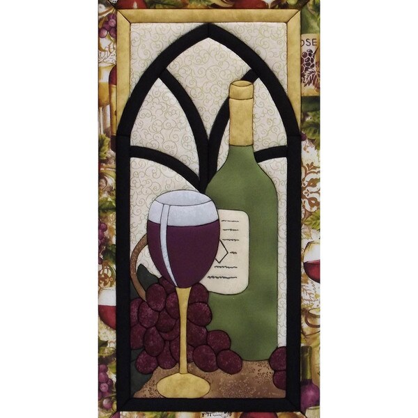 Wine Time Quilt Magic Kit-9.5"X19"