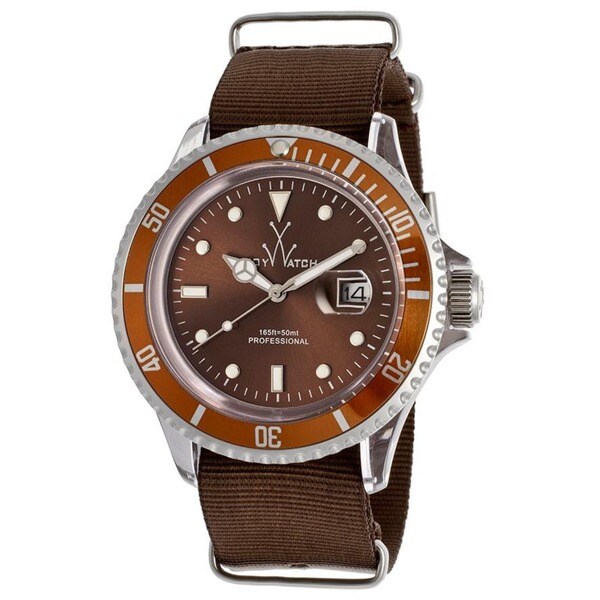 Toy Watch Men's 4014BR Polycarbonate and Canvas  Watch 