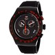 Swatch Men's 'Race Trophy' Black Chronograph Watch