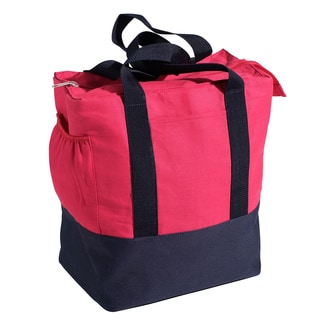 Nantucket Bicycle Basket Co. Pink Rear Pannier Bag-Image