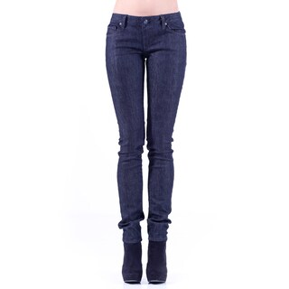 Stitch's Womens Dark Wash Soft Skinny Jeans-Image