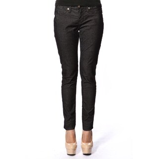 Stitch's Women's Black Denim Skinny Jeans-Image