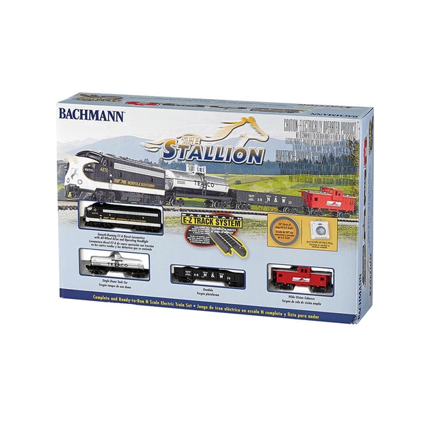 Bachmann Trains Stallion N Scale Ready-to-Run Electric Train Set