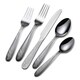 Pfaltzgraff Hoopla Frost Stainless Steel 45-piece Flatware Set