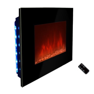 Hot Deal Golden Vantage 36-inch OS510EPB-GV Free Standing Indoor Heater Electric Fireplace