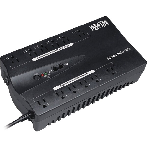 Tripp Lite 900VA 480W UPS Desktop Battery Back Up Compact 120V USB RJ