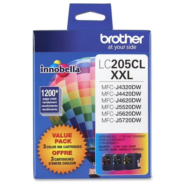 Brother Innobella LC2053PKS Ink Cartridge - Cyan, Magenta, Yellow