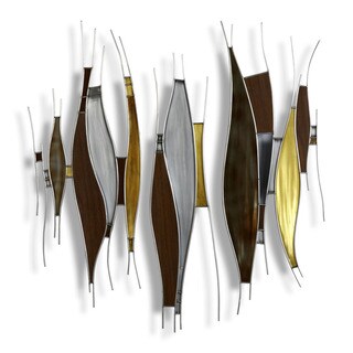 See Reviews Migration' 3-piece Metal Wall Art Set