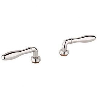 Grohe Infiniti Polished Nickel Seabury Lever Handles-Image