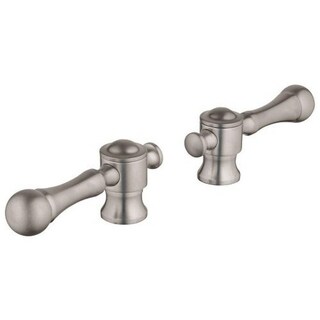 Grohe Infiniti Brushed Nickel Bridgeford Short Handles-Image