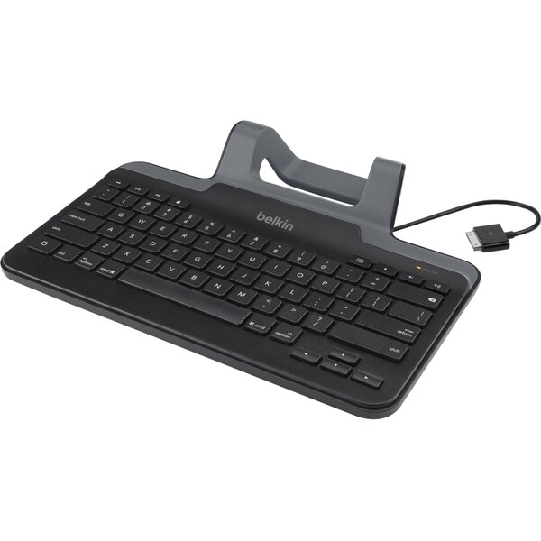 Belkin Wired Tablet Keyboard With Stand for iPad with Lightning Conne