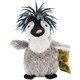 Zibbies Plush Pet Toy W/Crazy Hair & Squeaker-Gigglez The Penguin